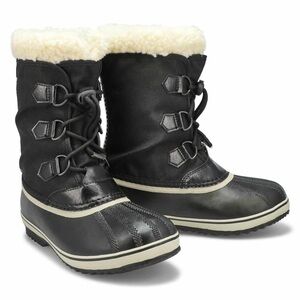 Sorel Yoot Pac Winter Insulated Snow Boots Youth Size 1 Unisex Liners Faux Fur